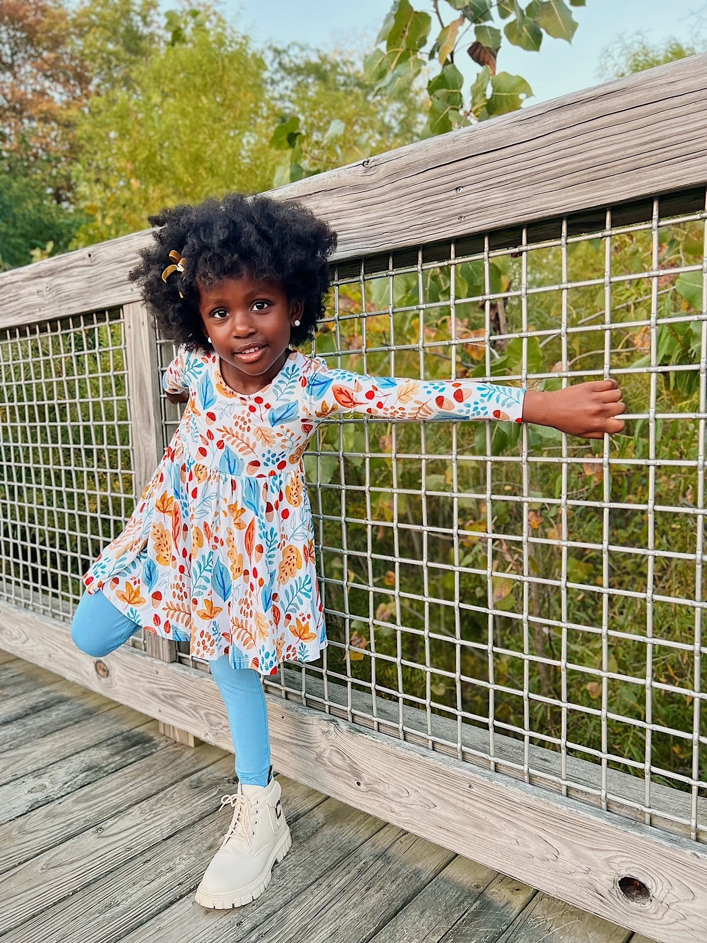 Acorn's Delight Empire Tunic Set With Long Sleeves