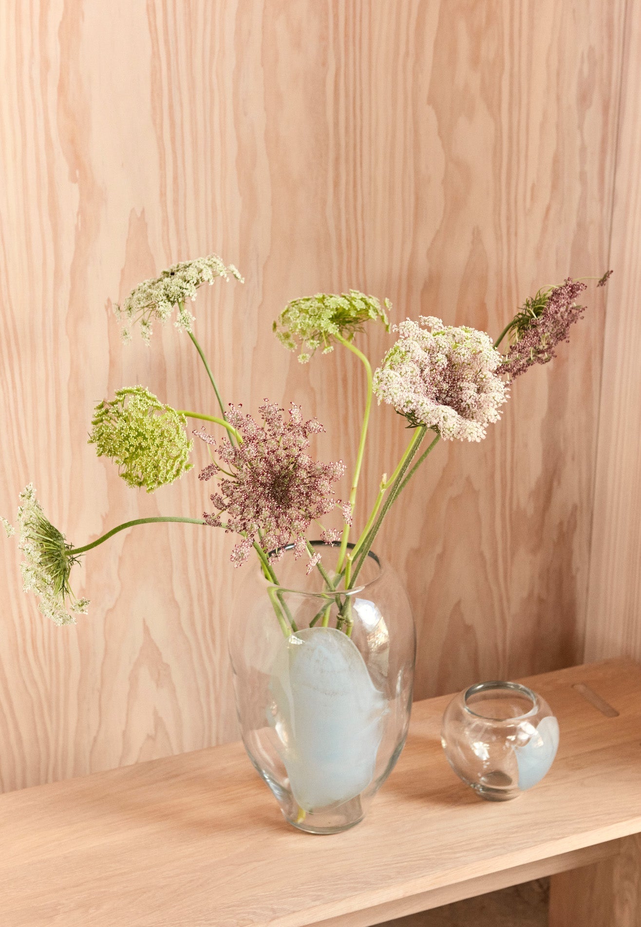 Jali Large Vase in Ice Blue