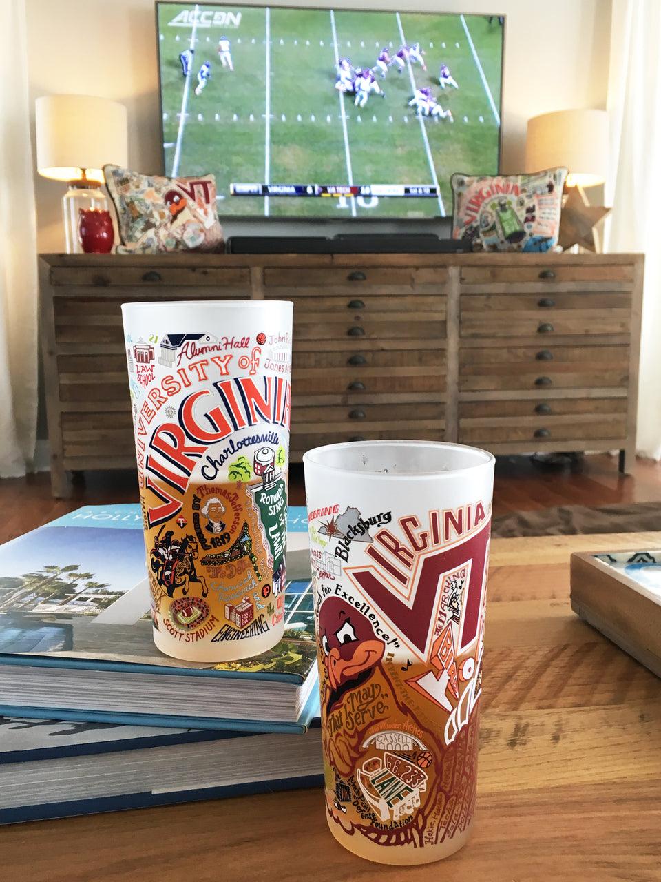 Arkansas, University of Collegiate Hand-Embroidered Pillow