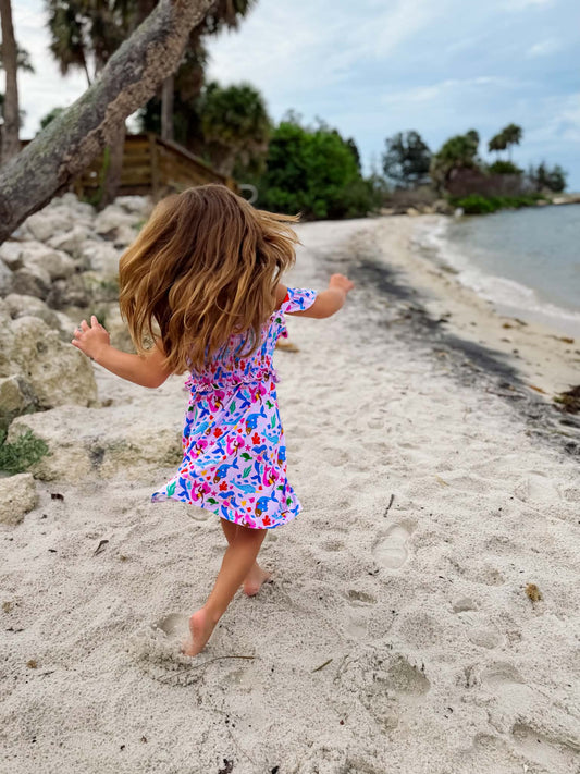 Mermaid Smocked Dress