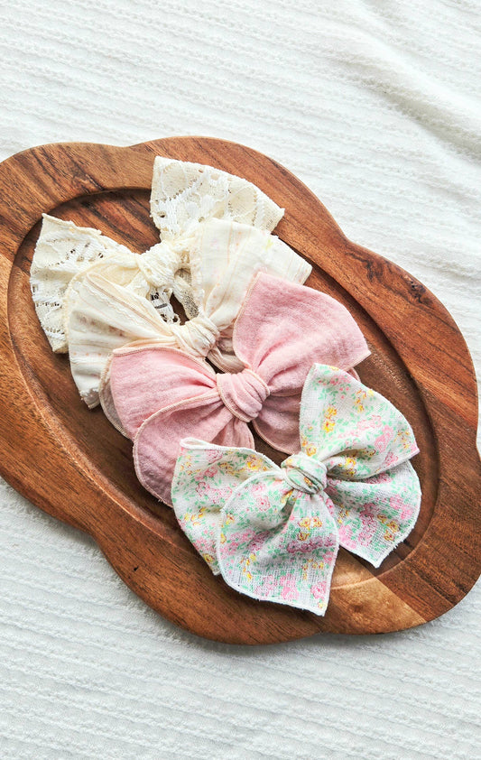 Fable Bow on Clip • Lydia Floral