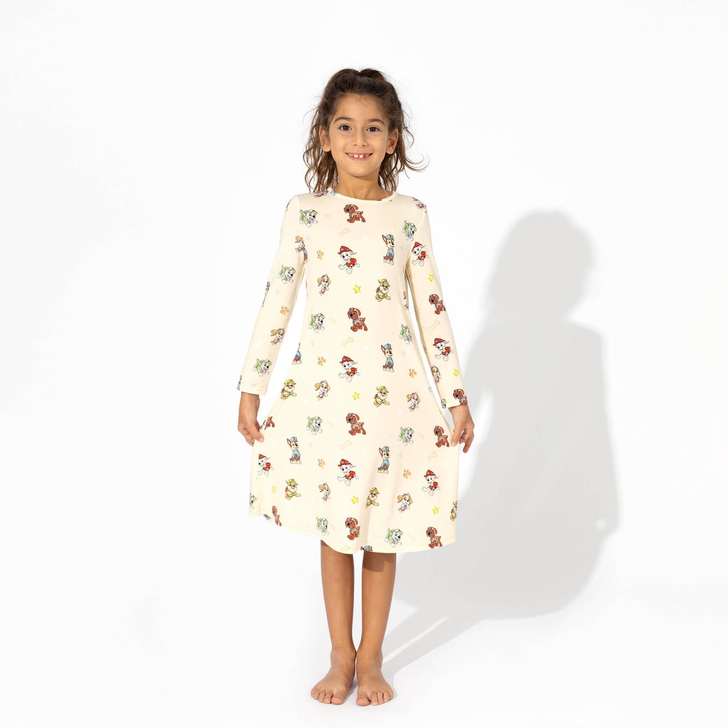 PAW Patrol Bamboo Girls' Long Sleeve Dress