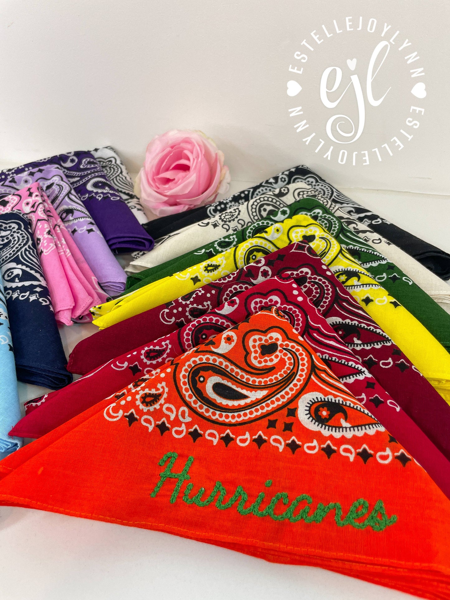 Custom Bandana Bow for Purse, Backpack