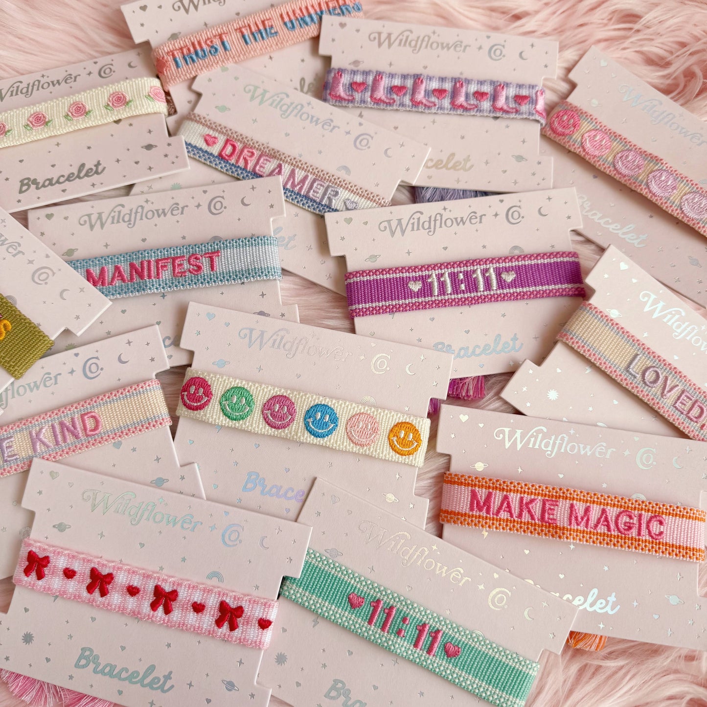 Embroidered Friendship Bracelets