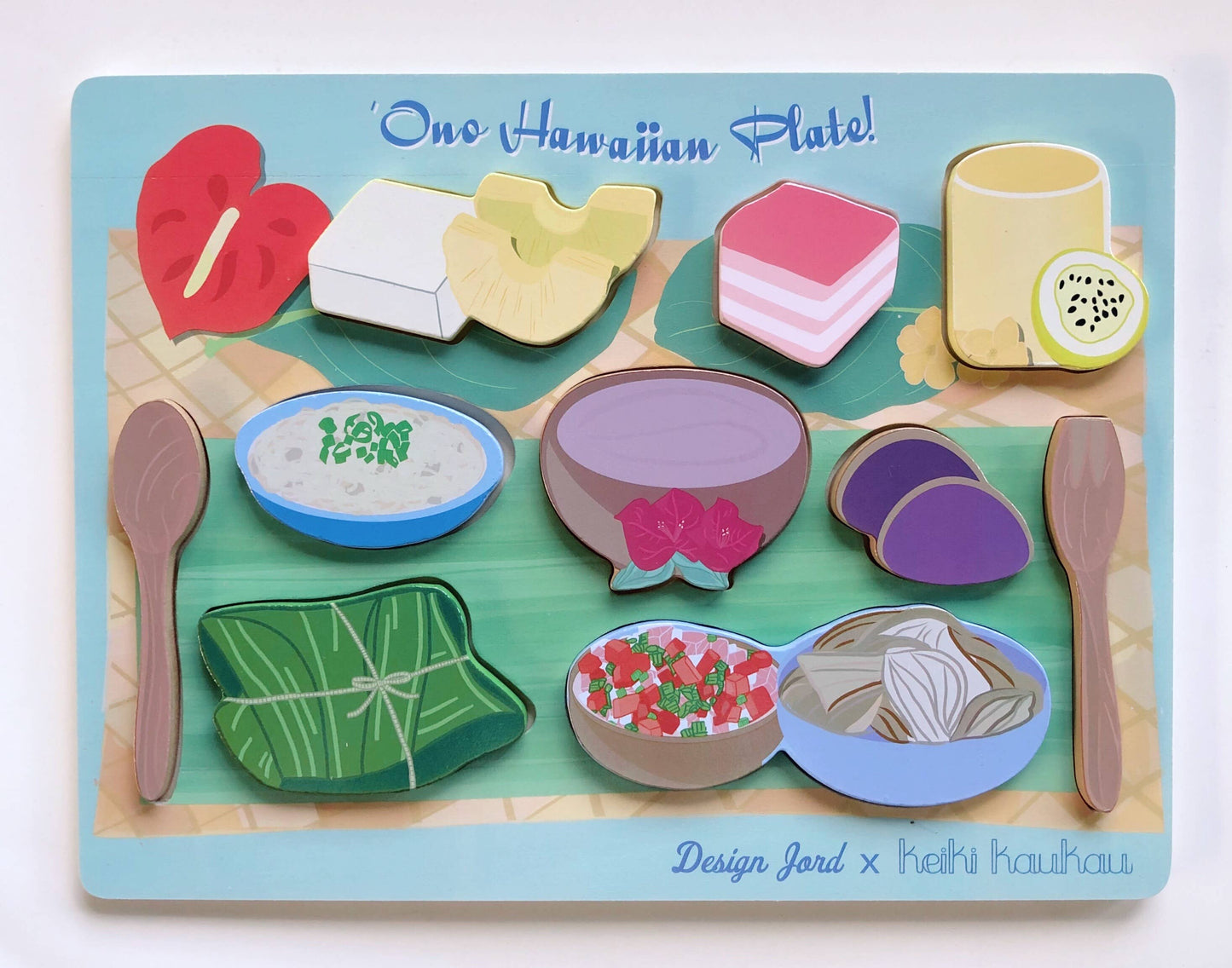 Hawaiian Plate Wooden Puzzle