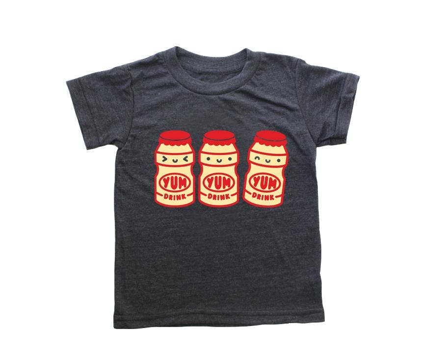 Kawaii Yogurt Drink Kid's Graphic Tee