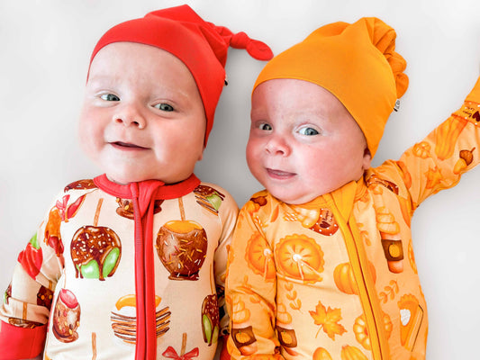 Pumpkin | Bamboo Newborn Baby Knotted Hat