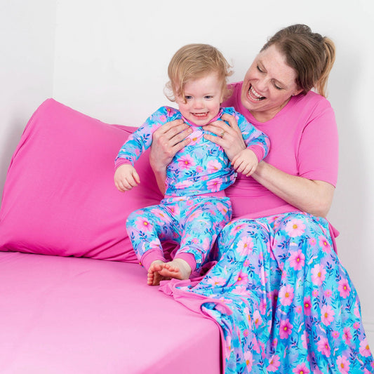 Fuchsia | Twin Sheet & Two Pillowcase Set