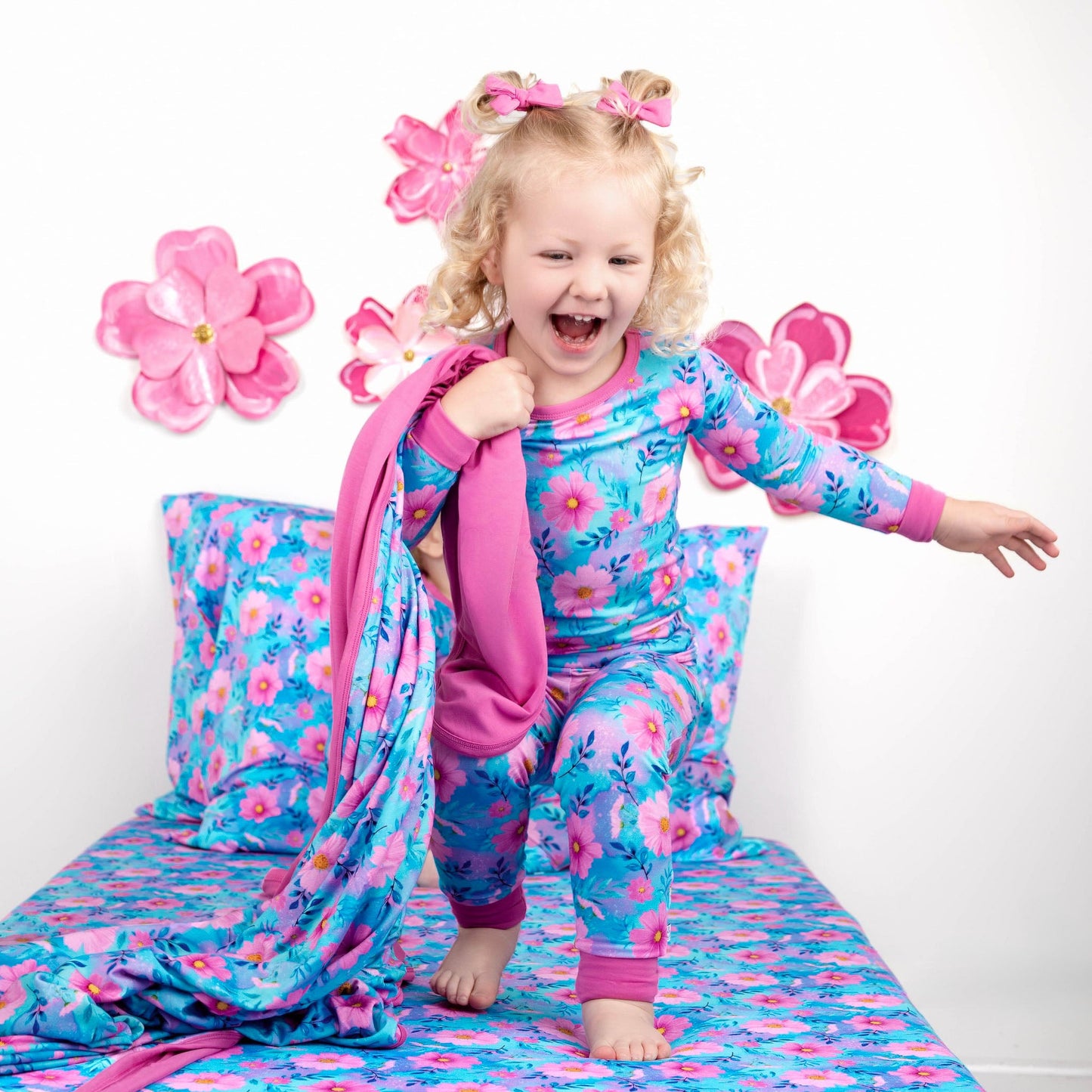 Dreamy Cosmos | Double Layer Bamboo Toddler Blanket