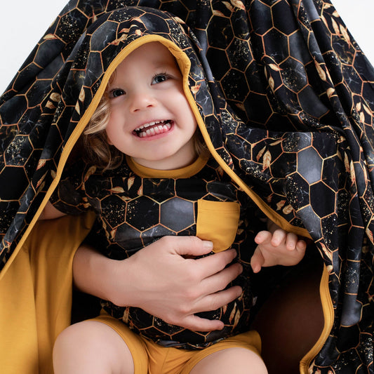 Midnight Honey | Double Layer Bamboo Toddler Blanket