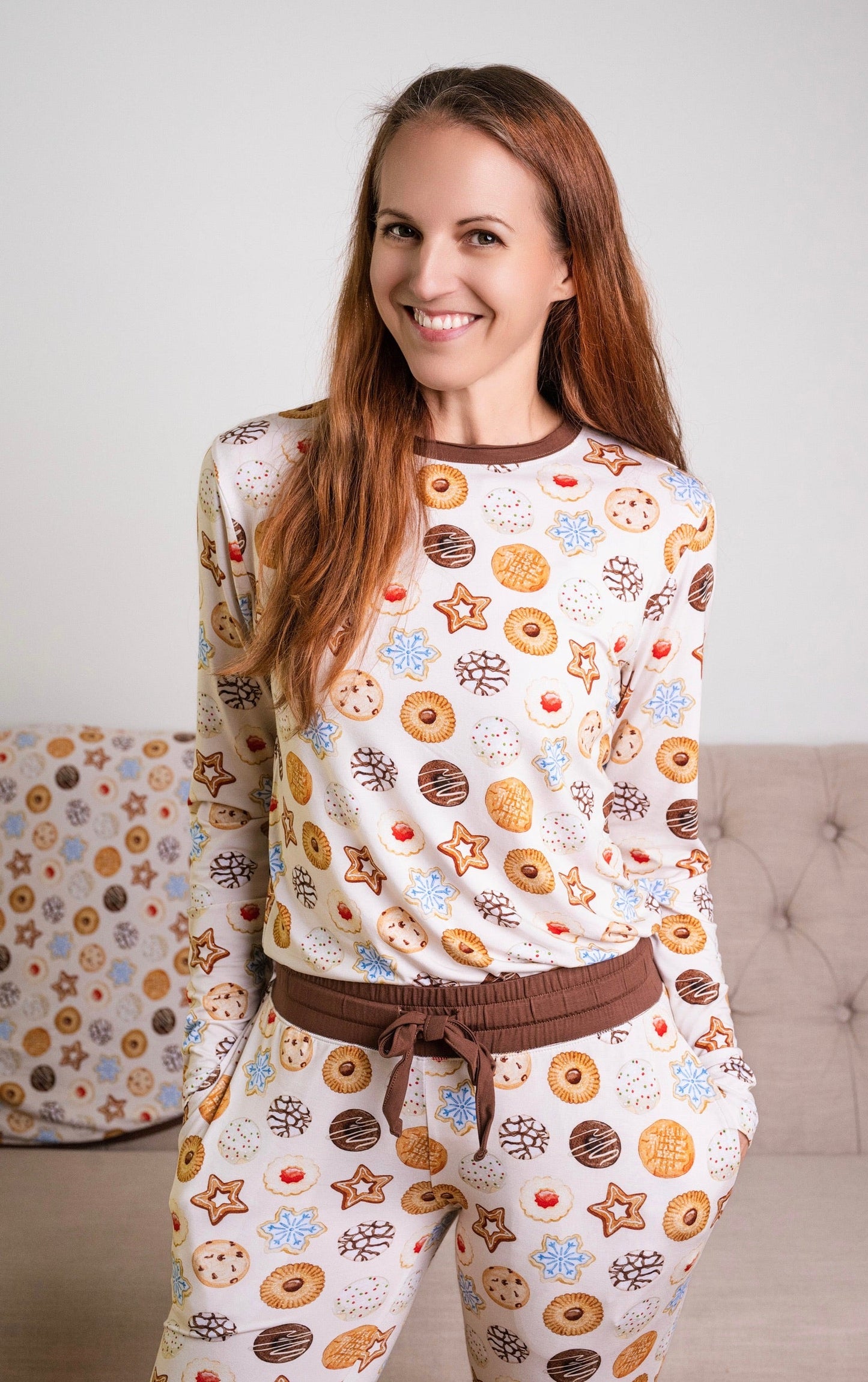 Cookie Swap | Adult Bamboo Long Sleeve Top