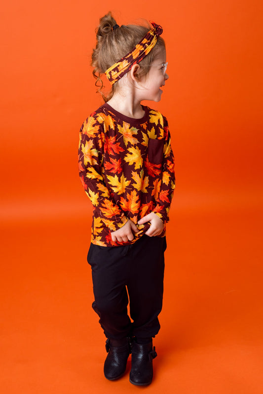 Autumn Leaves | Bamboo Headband Bow