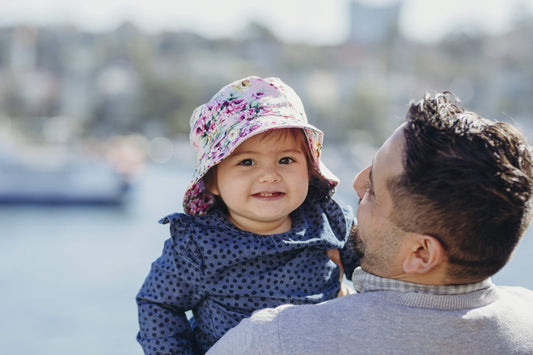 Girls Sun Hats with UPF 50+ Protection with Bow
