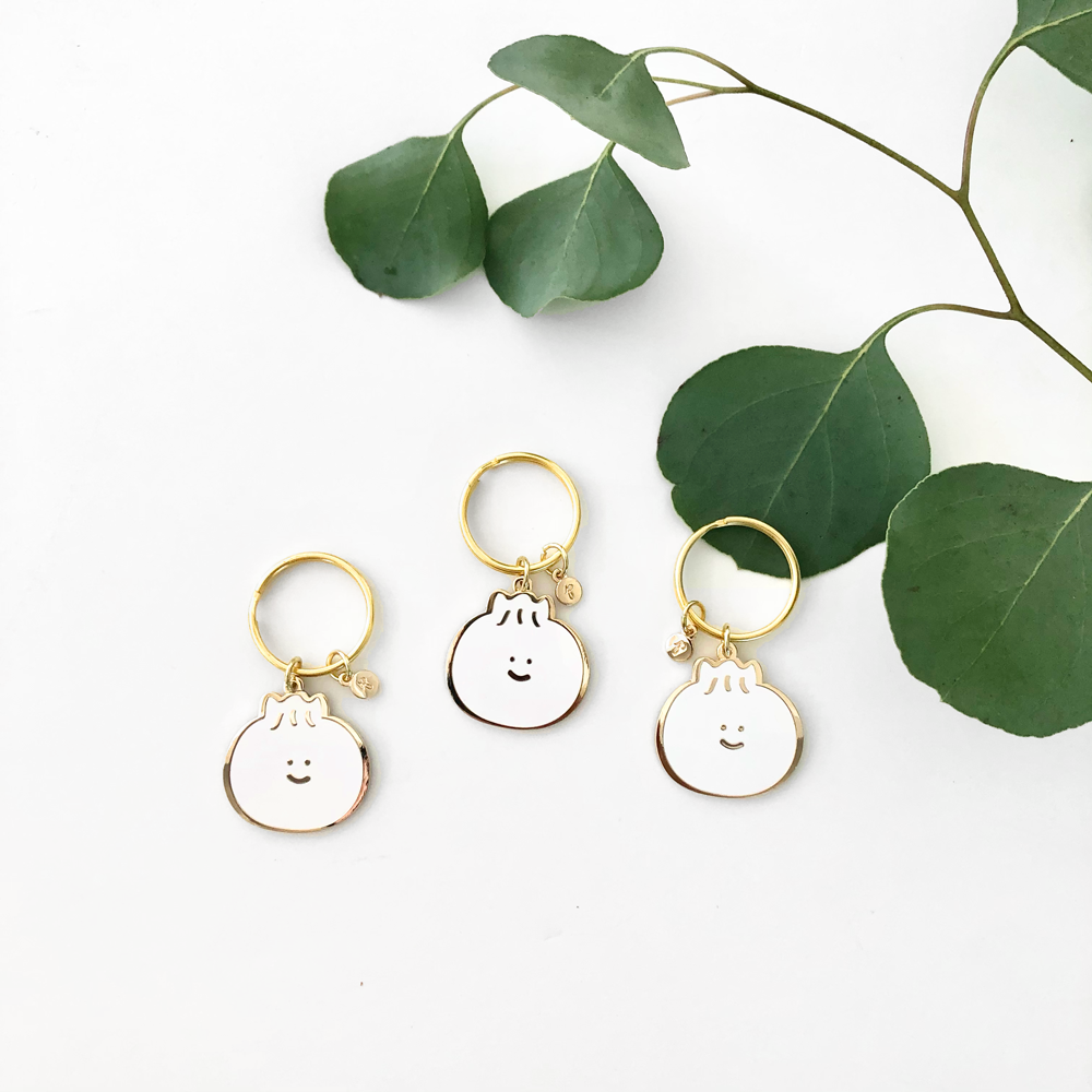 Bao Dumpling Keychain