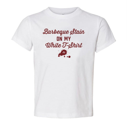 Barbeque Stain on My White T-Shirt Tee
