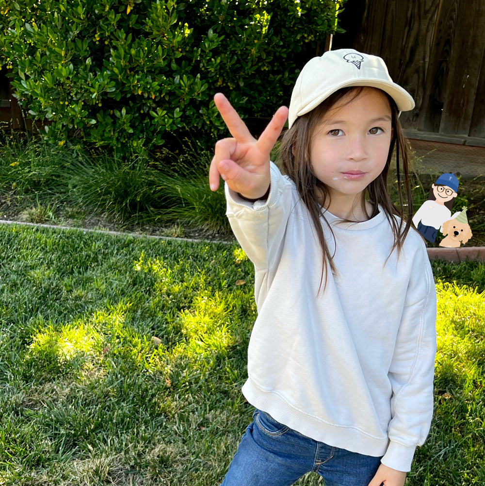 Ice Cream Kids Embroidered Baseball Cap