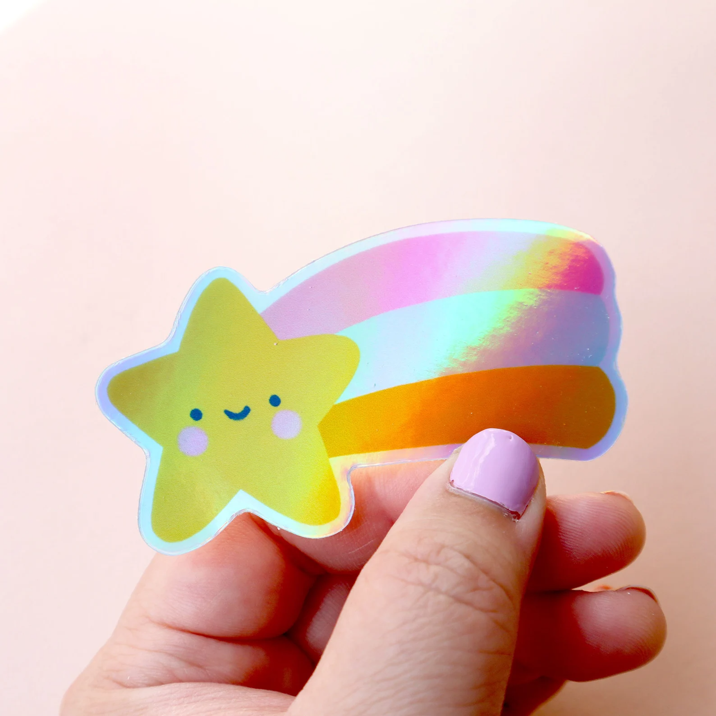 Holographic Shooting Star Sticker