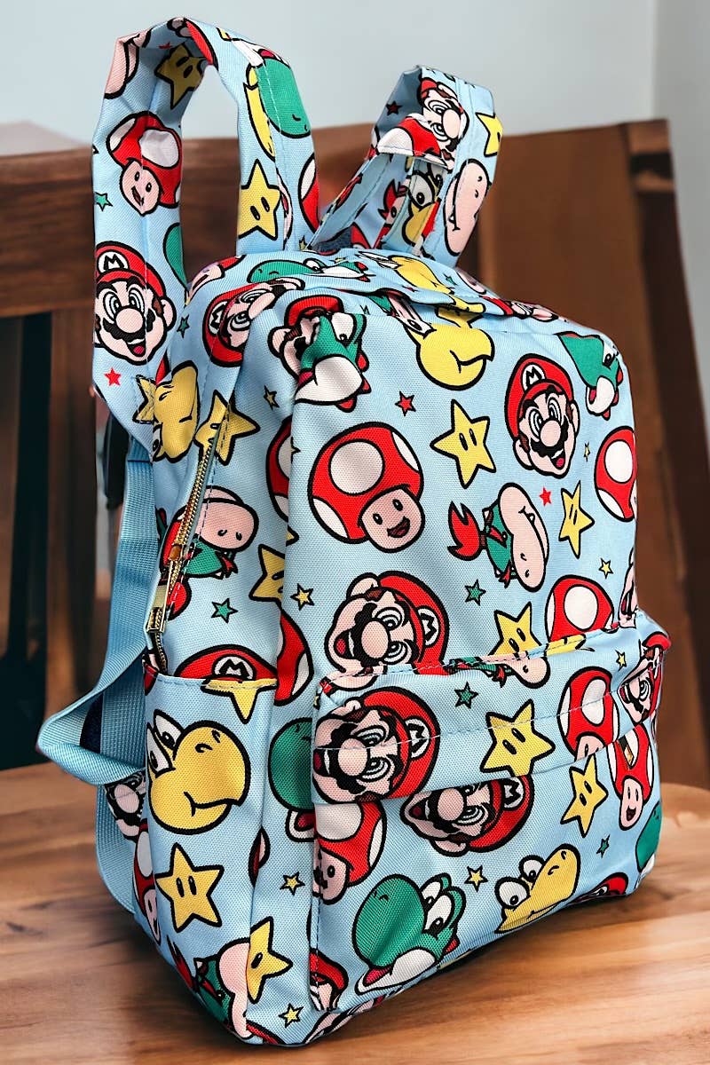 SMALL Size Character Printed Backpack for Boys