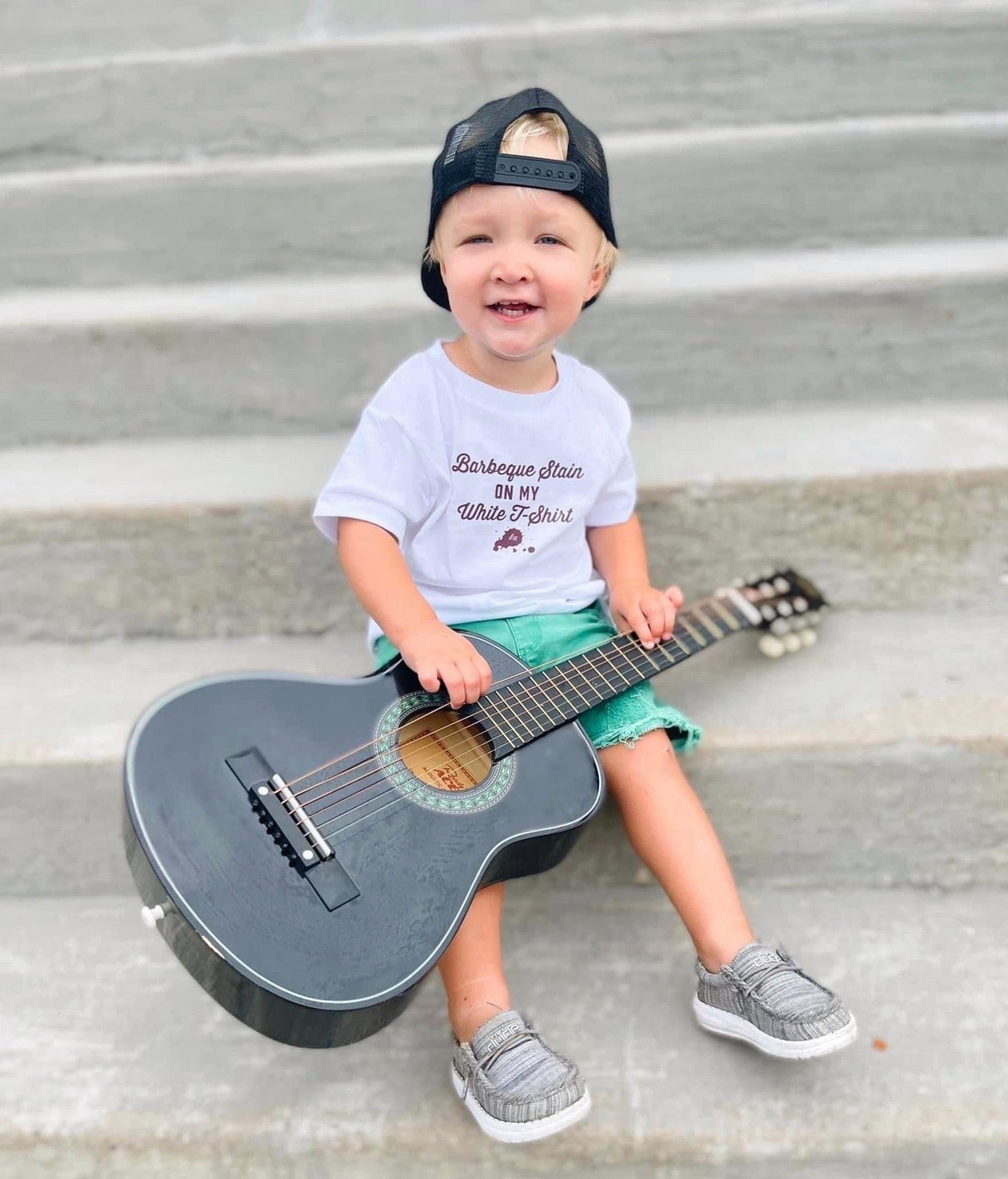 Barbeque Stain on My White T-Shirt Tee