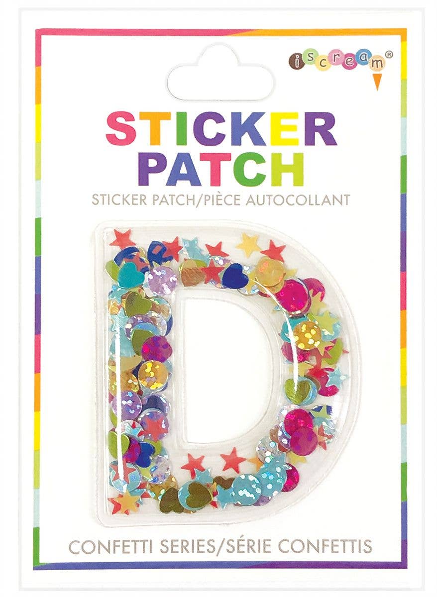 D Tie Dye Sticker Patch