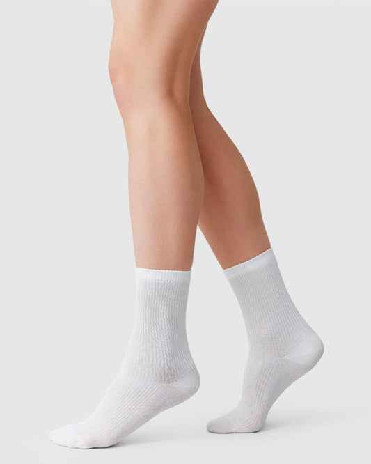 Billy Bamboo Socks - White