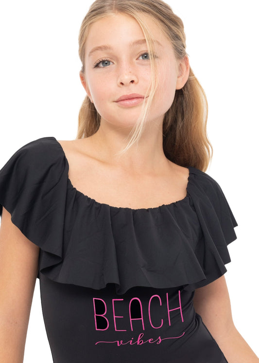 Beach Vibes Black Swimsuit