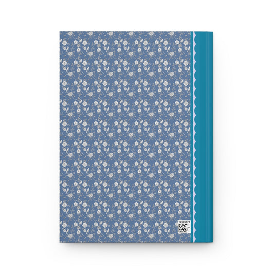 Blue Floral Initial Journal: S
