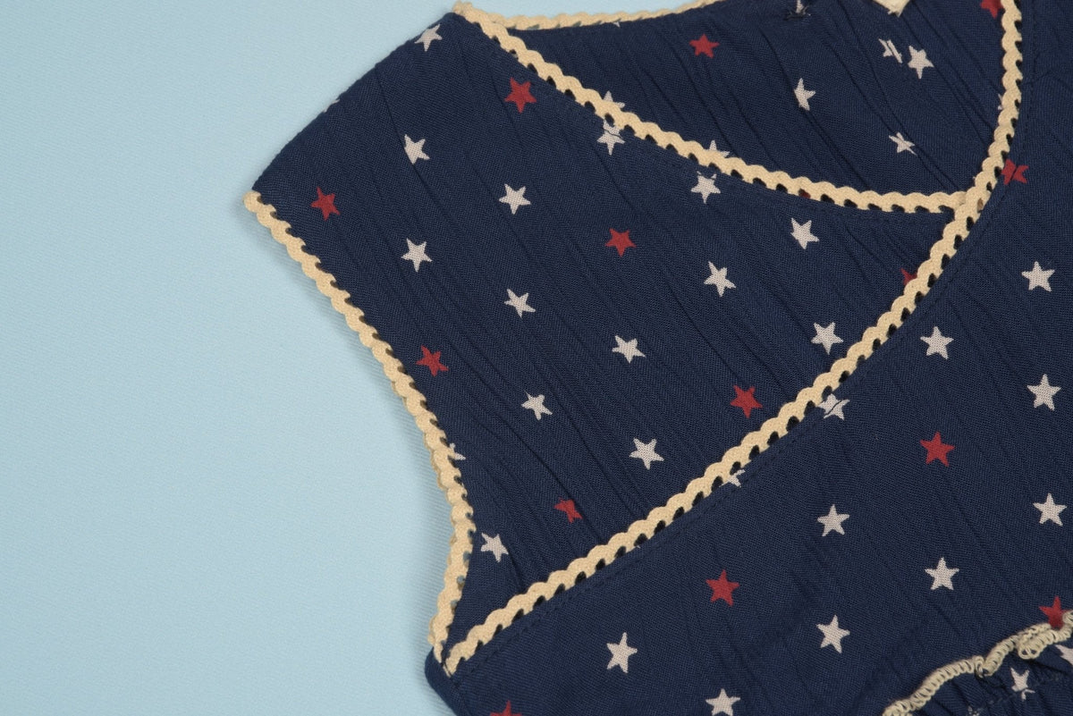 Blue Stars 4th of July Dress