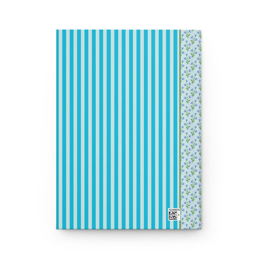 Blue Striped Journal