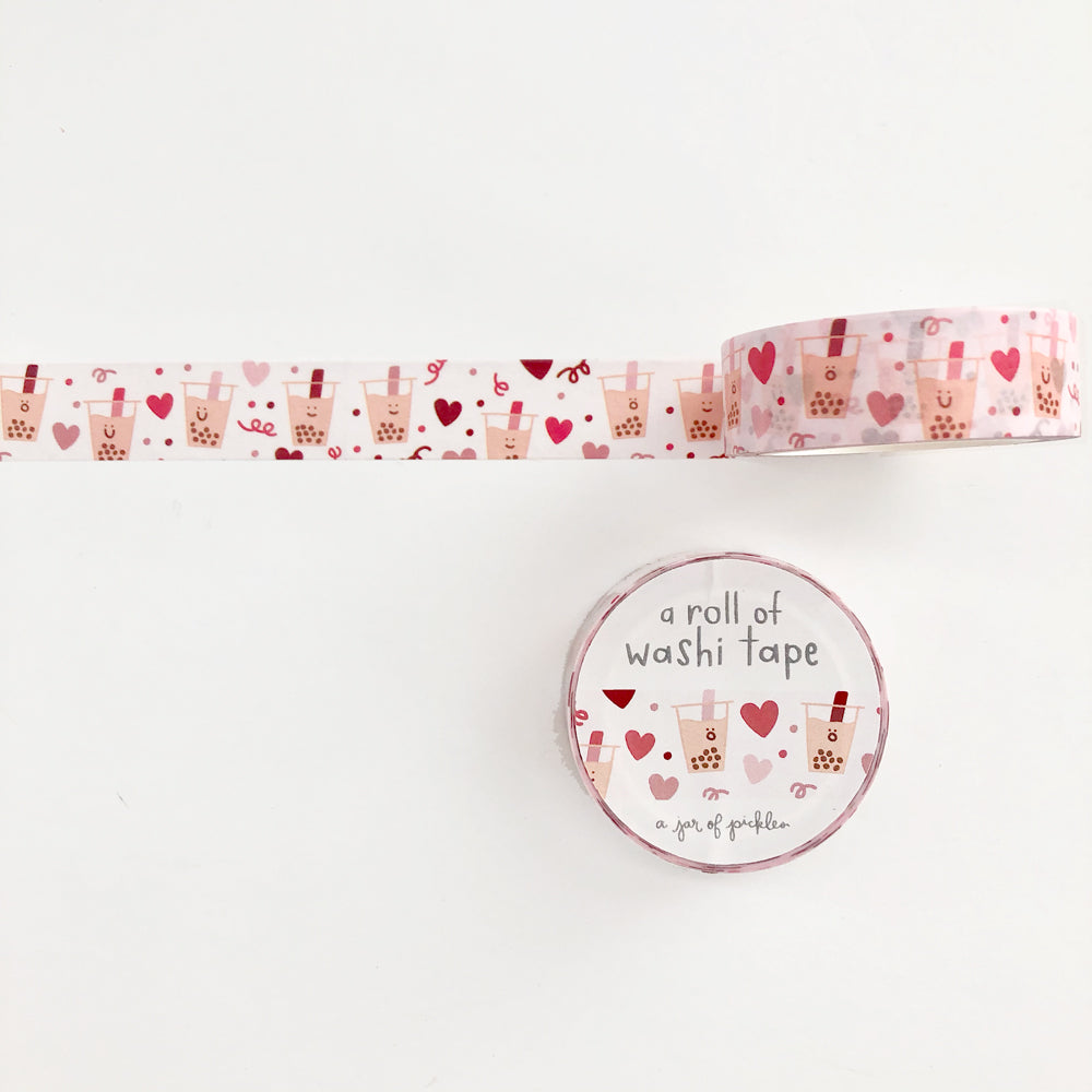 Boba Love Washi Tape