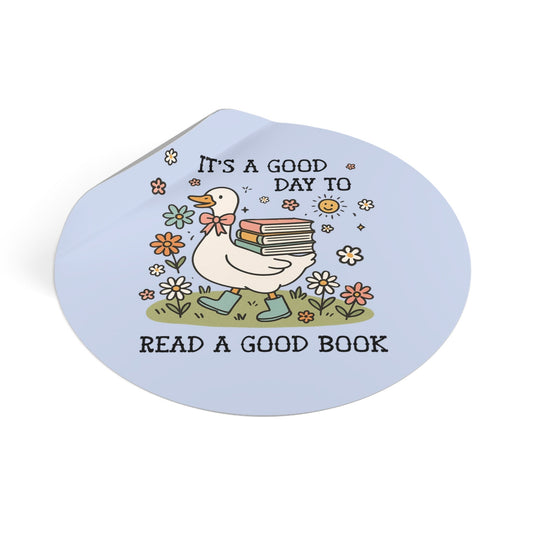 Book Lover Silly Goose sticker