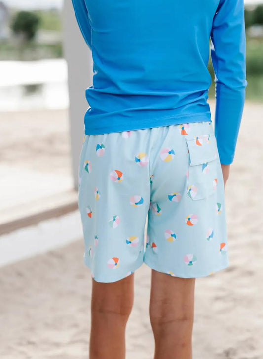 Boy Swim Short - Beach Ball