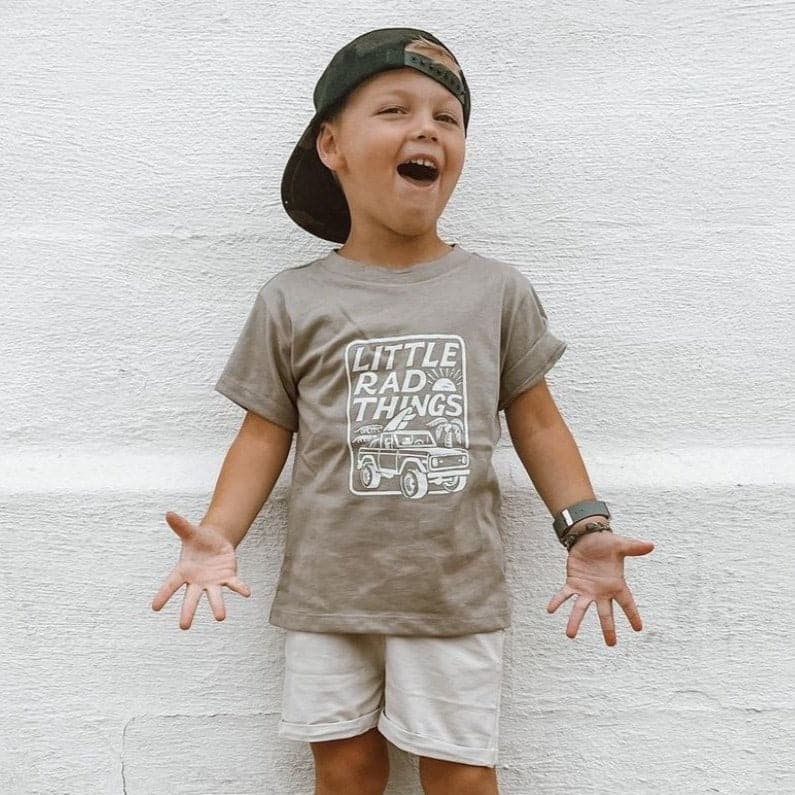 THE BRONCO LITTLE RAD THINGS TEE - ASH