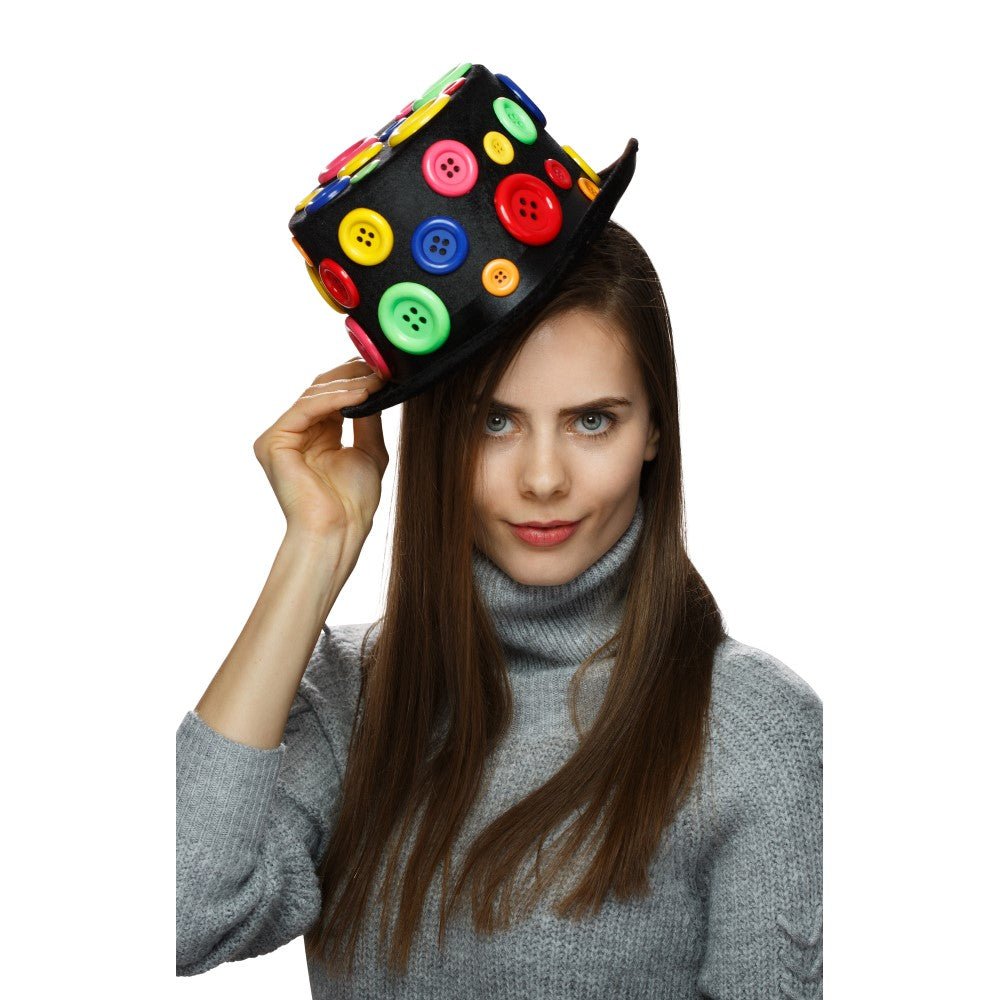 Clown Button Top Hat