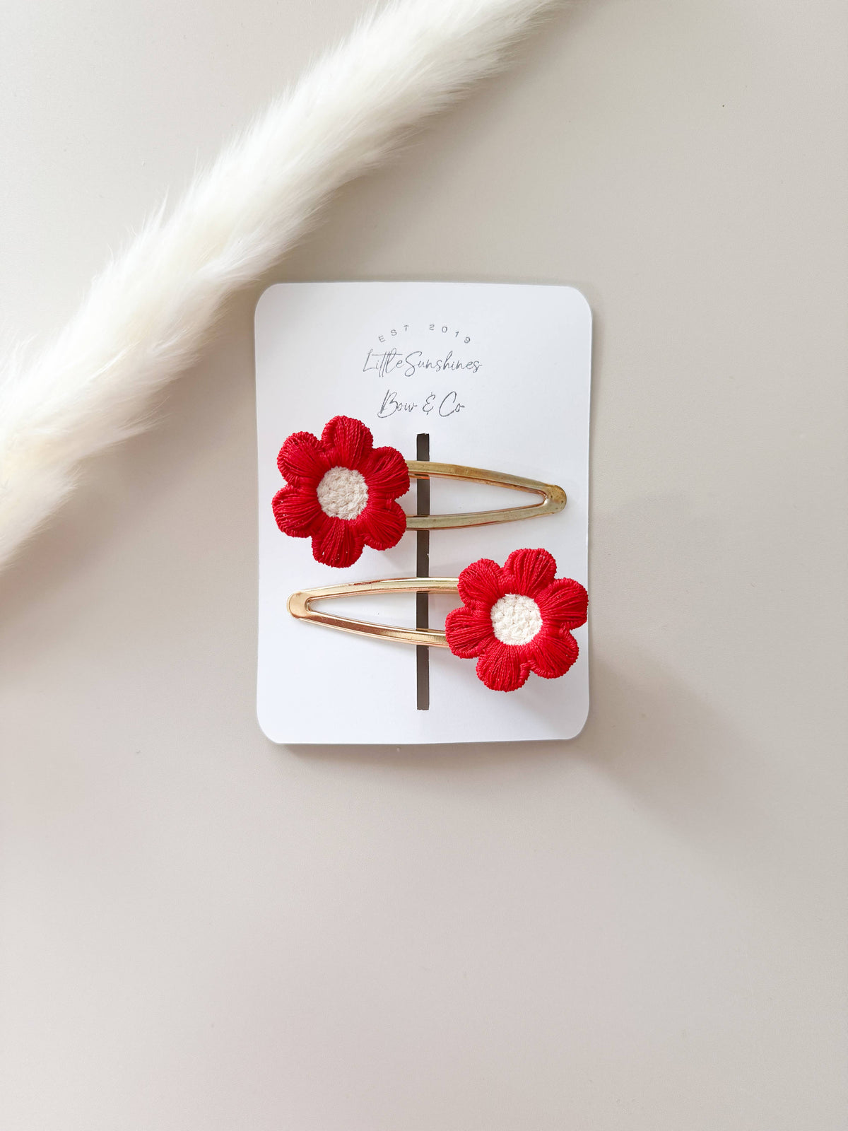 Flower Hair Clips & Nylon Headbands