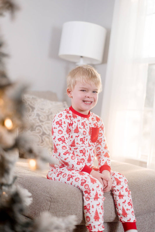 Old Fashioned Christmas Boys' PJs