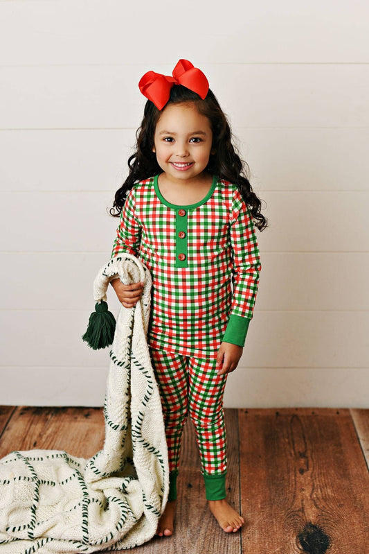 Christmas Plaid PJ Set