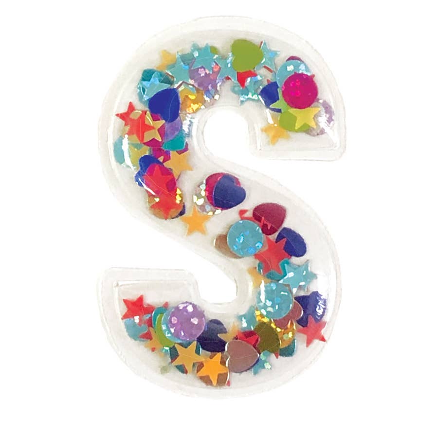 S Confetti Sticker Patch