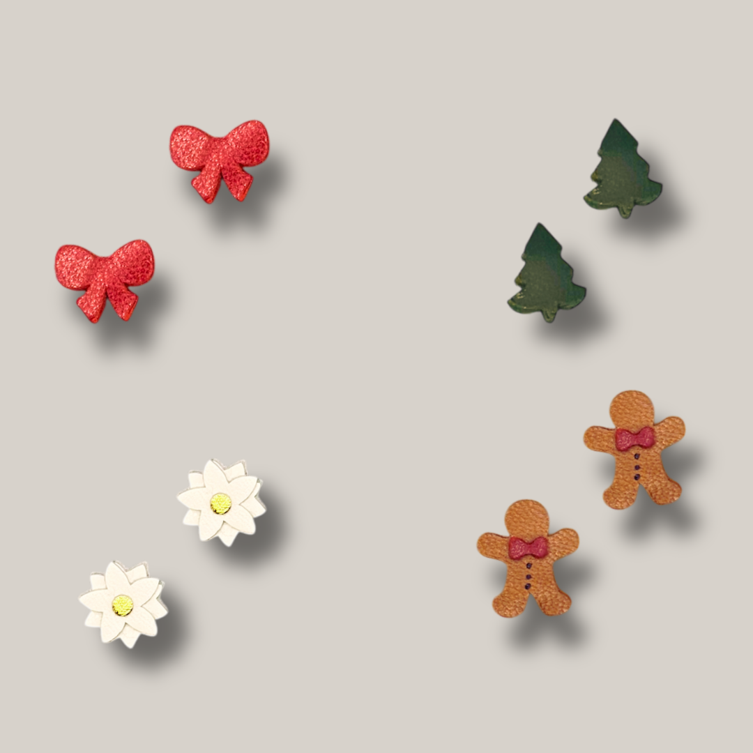 Christmas Tree Studs // Christmas, Holiday, Lightweight