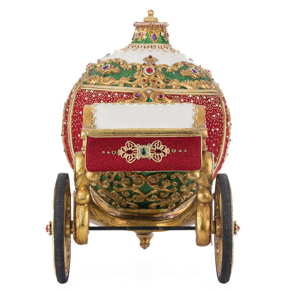 Christmas Ball Ornament Carriage | Christmas Decor | Katherine's Collection