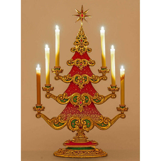 Christmas Ball Tree with Candles | Christmas Decor | Katherine's Collection