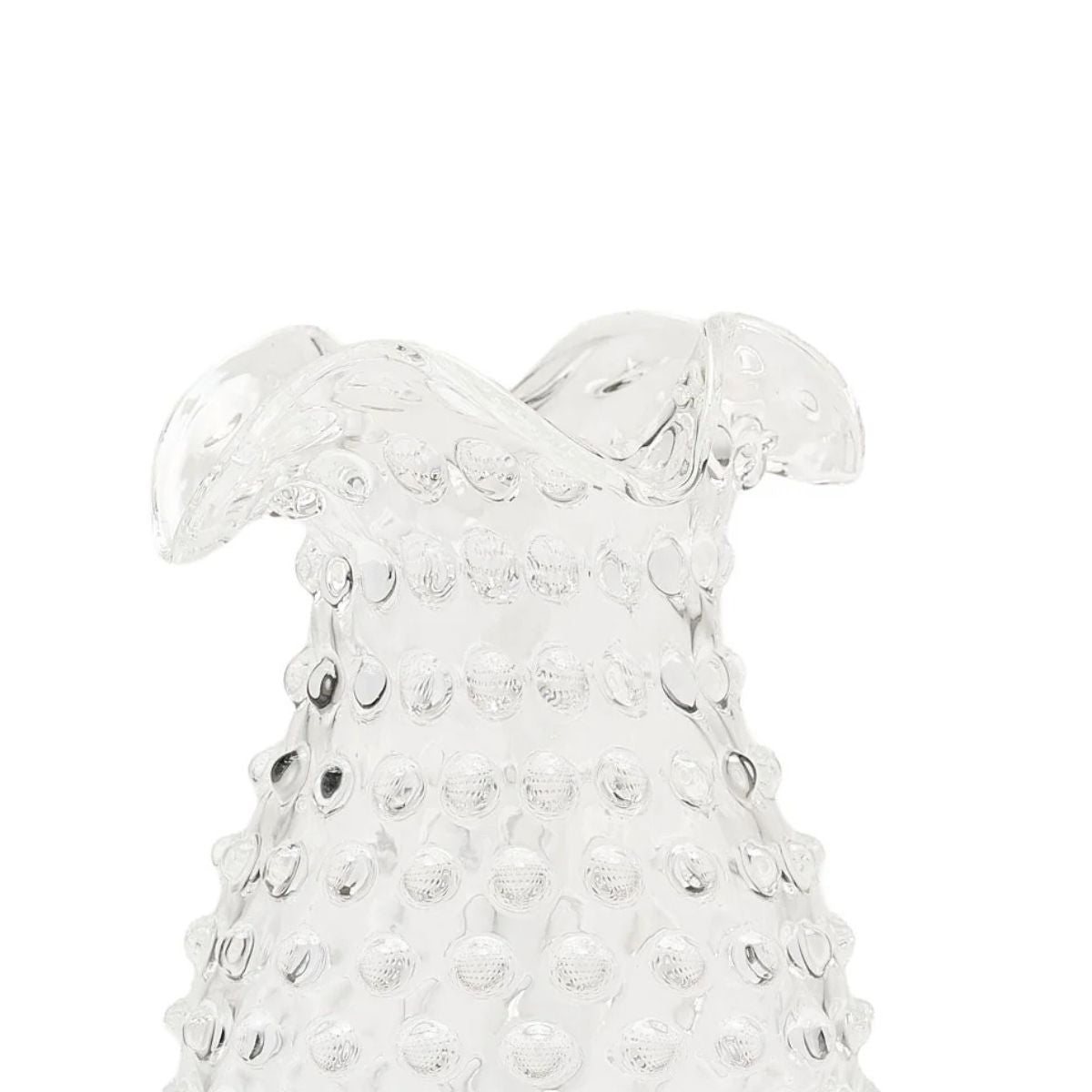 Hobnail Vase - Petal - Clear Quartz