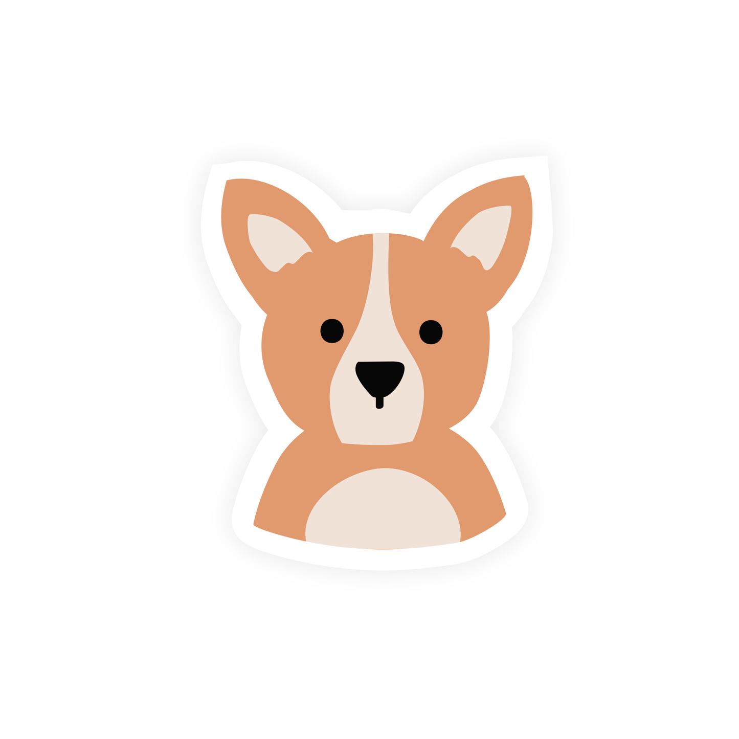 Corgi Dog Vinyl Sticker