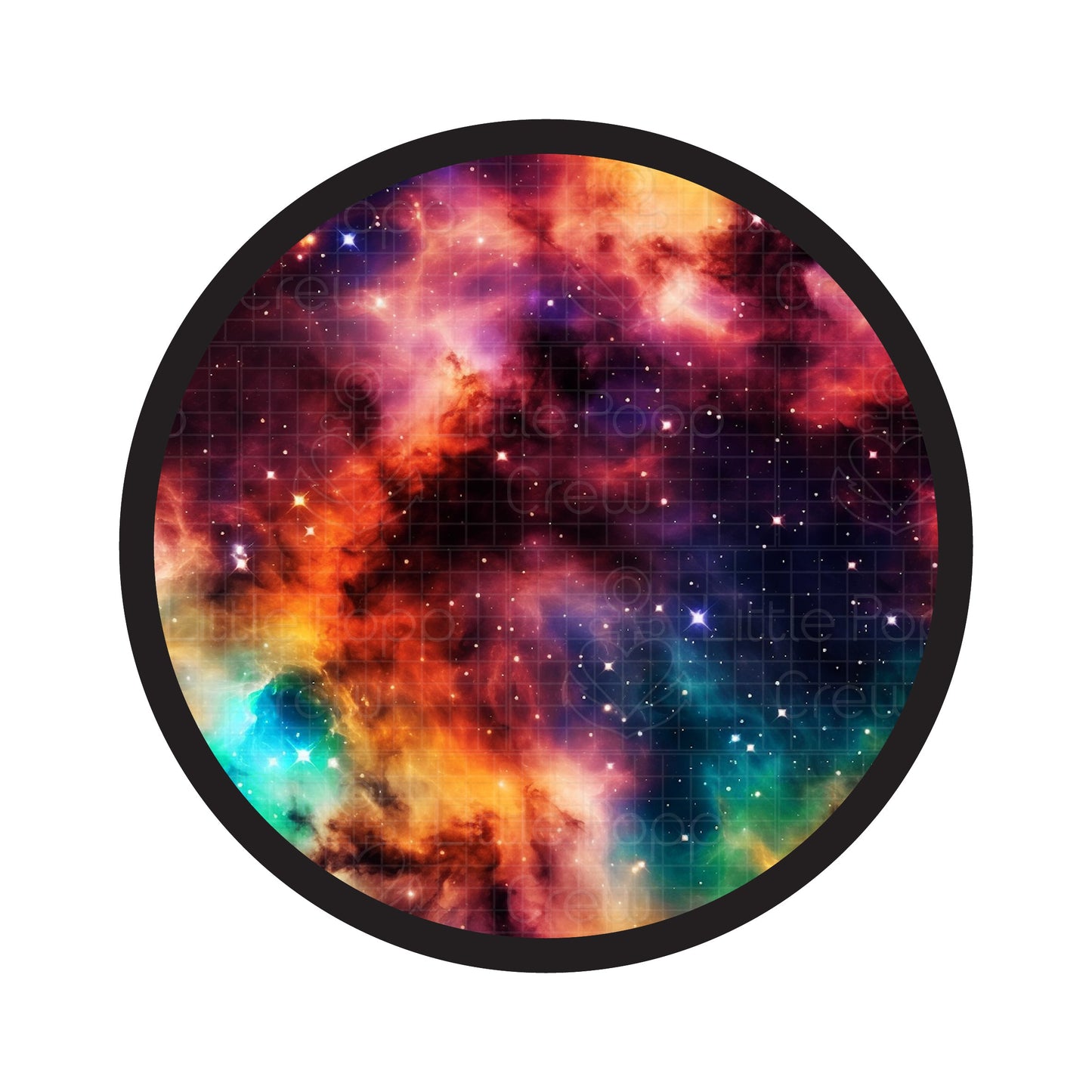 Cosmic Nebula | Convertible Bamboo Zipper Baby Pajamas