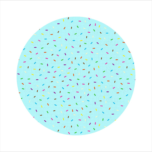 Cotton Candy Sprinkles | Bamboo Small Clip on Bow
