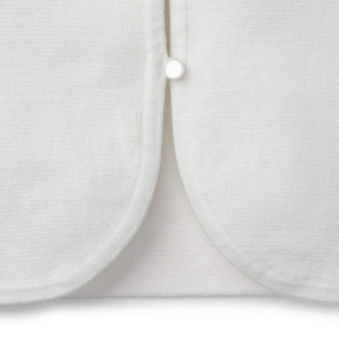 Cropped Curved Hem Cardigan