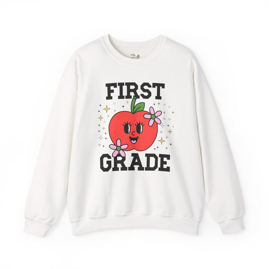 First Grade Apple Sweatshirt