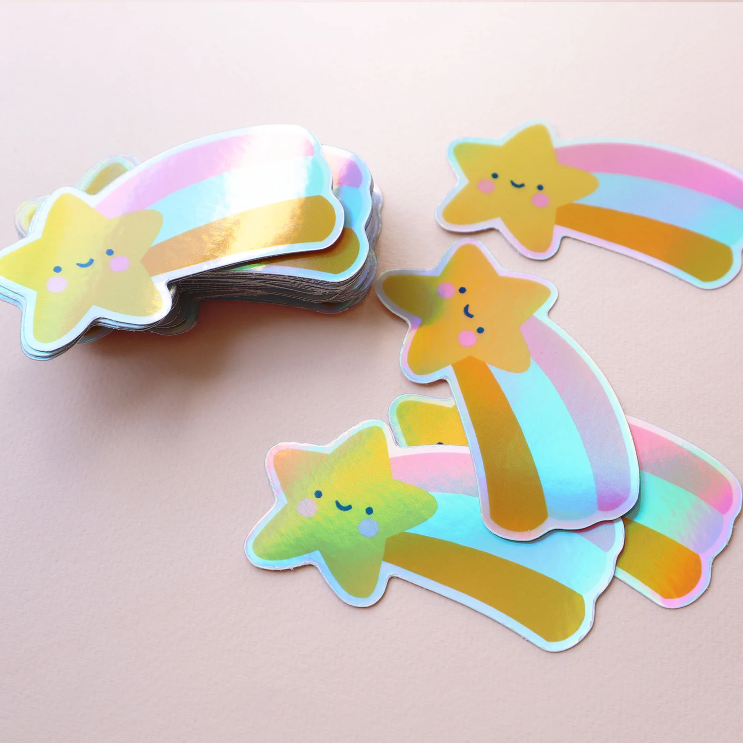 Holographic Shooting Star Sticker
