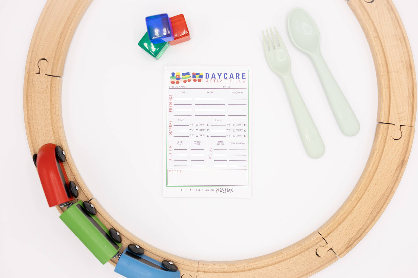 Kids Playtime Pad™ - Daycare Log
