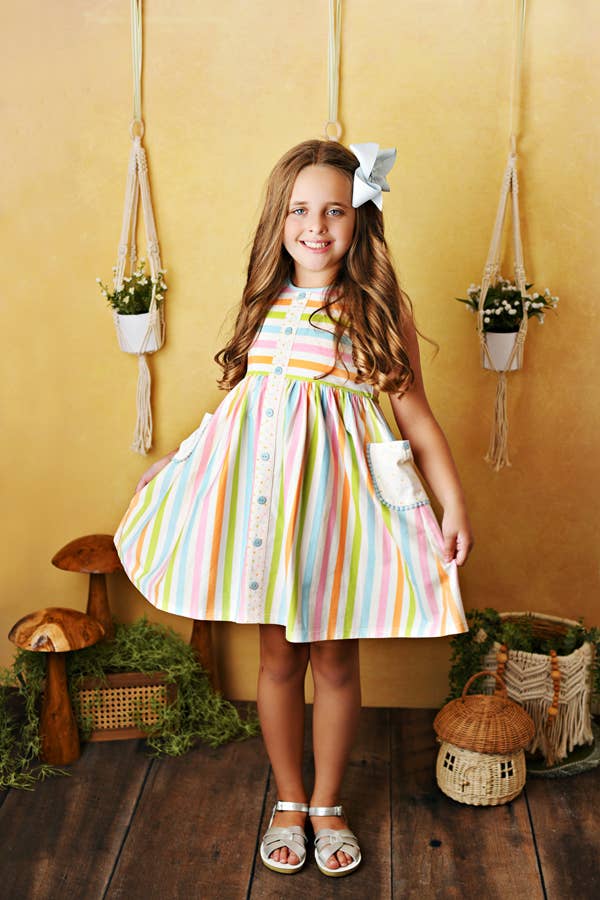 Rainbow Pocket Dress